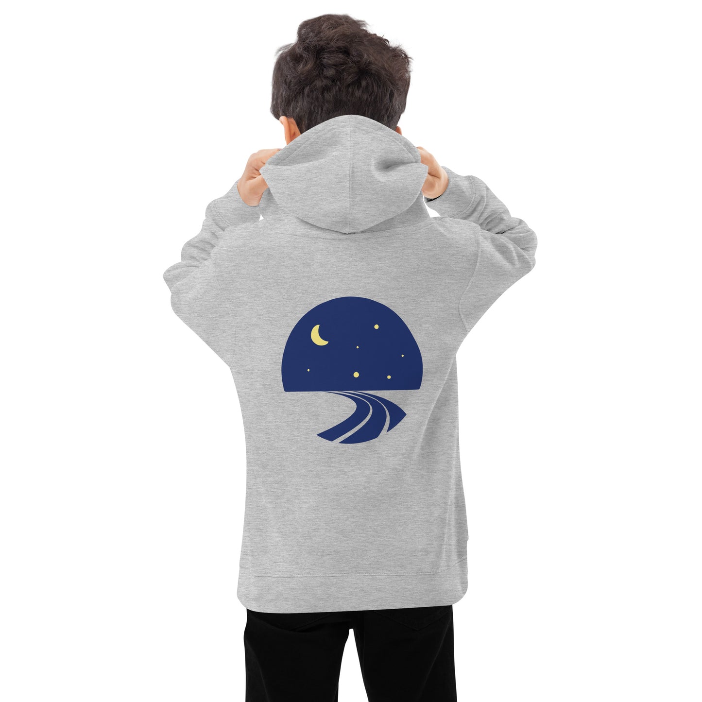 Kids Embroidered DWTC Fleece Hoodie