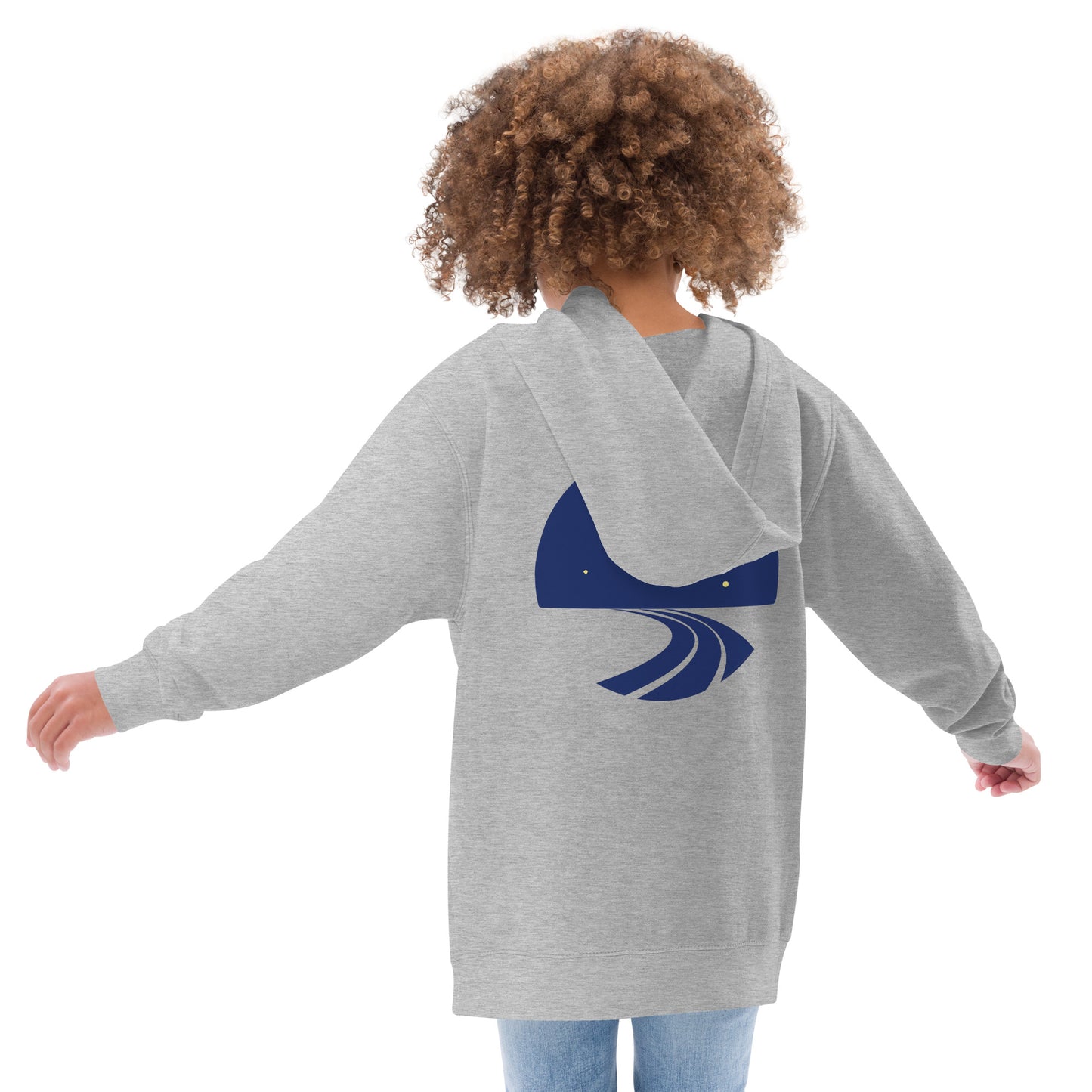 Kids Embroidered DWTC Fleece Hoodie