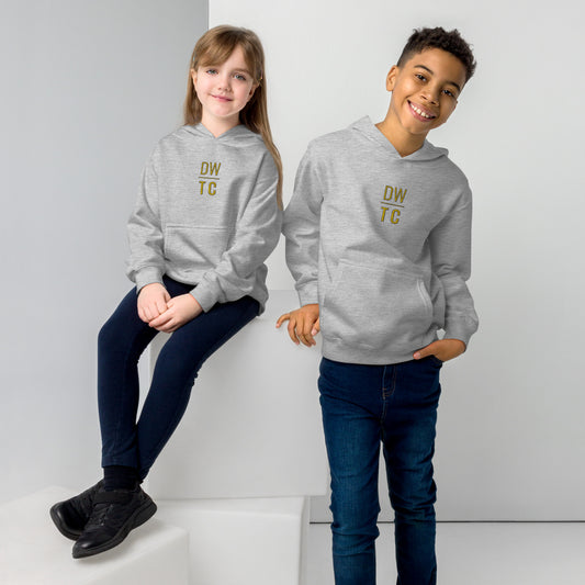 Kids Embroidered DWTC Fleece Hoodie