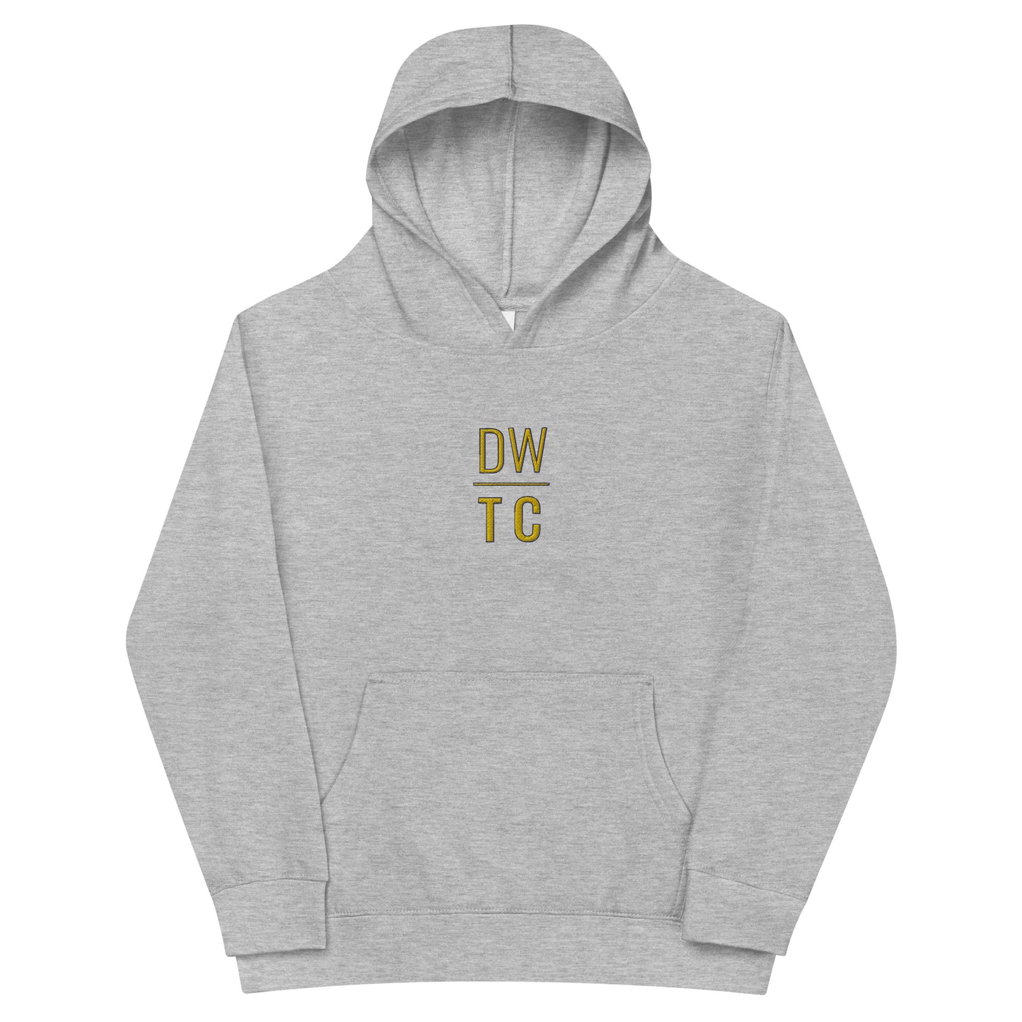 Kids Embroidered DWTC Fleece Hoodie
