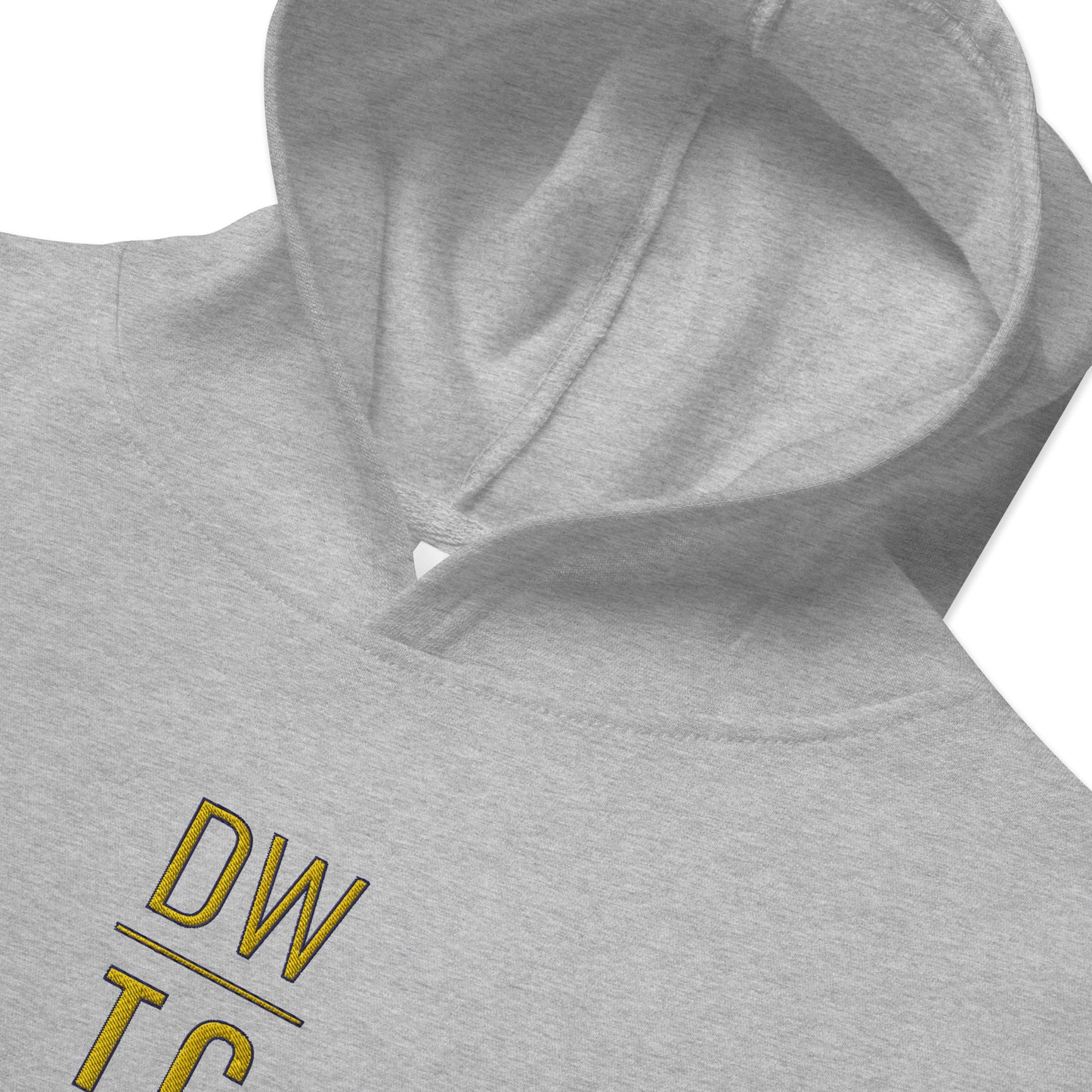 Kids Embroidered DWTC Fleece Hoodie
