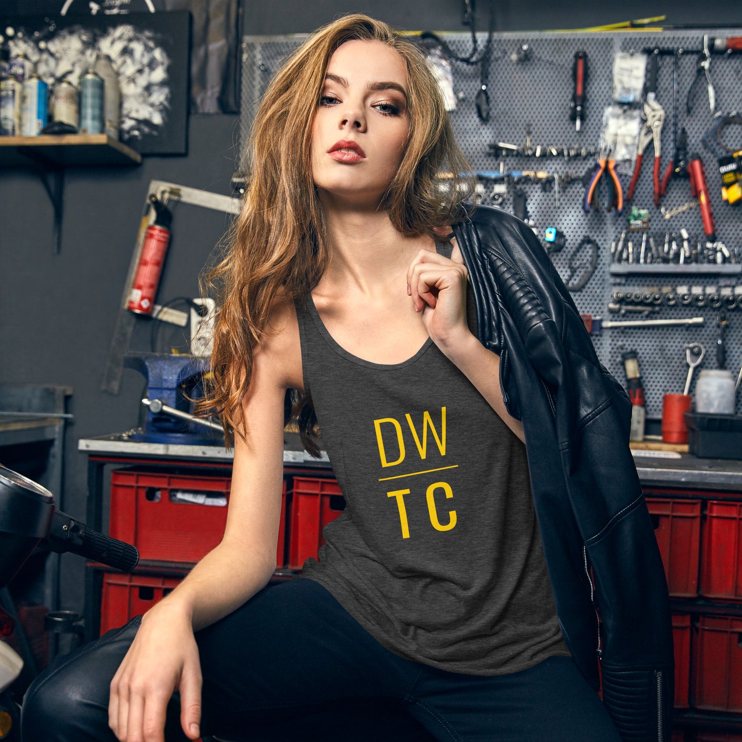 DWTC Women's Flowy Racerback Tank