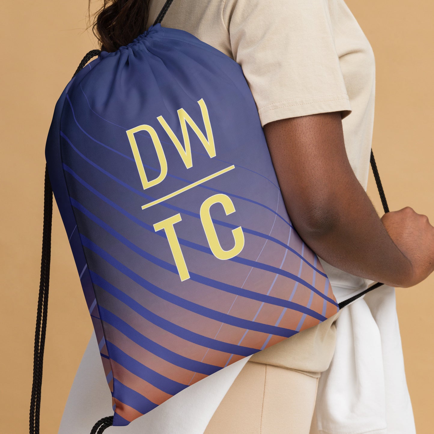DWTC Sunrise Drawstring Bag