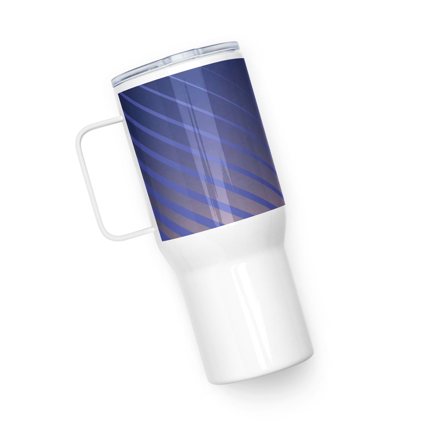 DWTC Sunrise travel mug with a handle